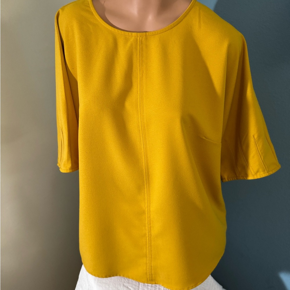 Fall color beautiful dressy blouse wear it with jeans or black pants